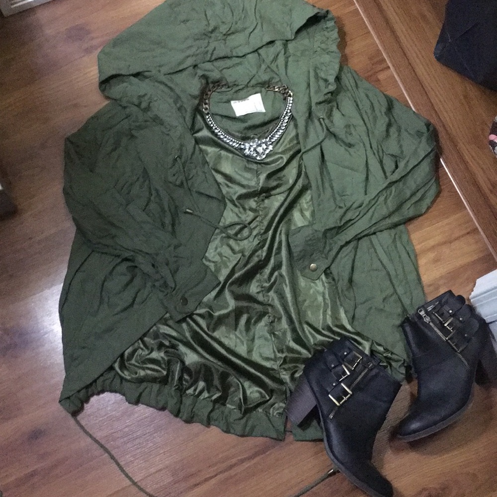 Olive Military-esque Jacket